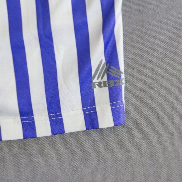 RBX athletic wear tank top women's size XL purple white pink stripes pattern - Picture 7 of 11